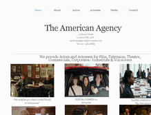 Tablet Screenshot of americanagency.tv