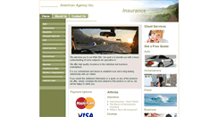 Desktop Screenshot of americanagency.com
